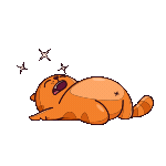 Cat crying emoji sticker animation